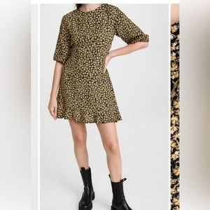 FAITHFULL THE BRAND Estelle Mini Dress- size Medium US 6
